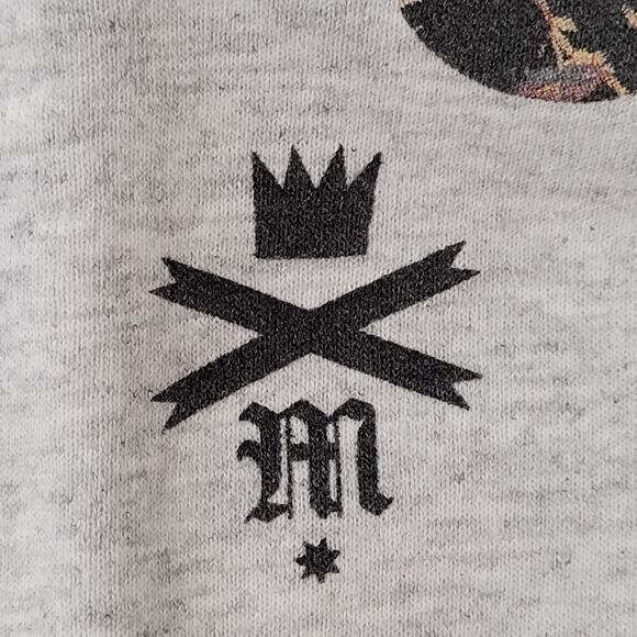 Mickey-Mouse Neff Floral Sweatshirt Women XL 25x25 Boxy Baggy - Picture 14 of 16